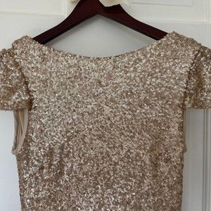 Sorella Vita Gold Sequin Dress | SIZE 10